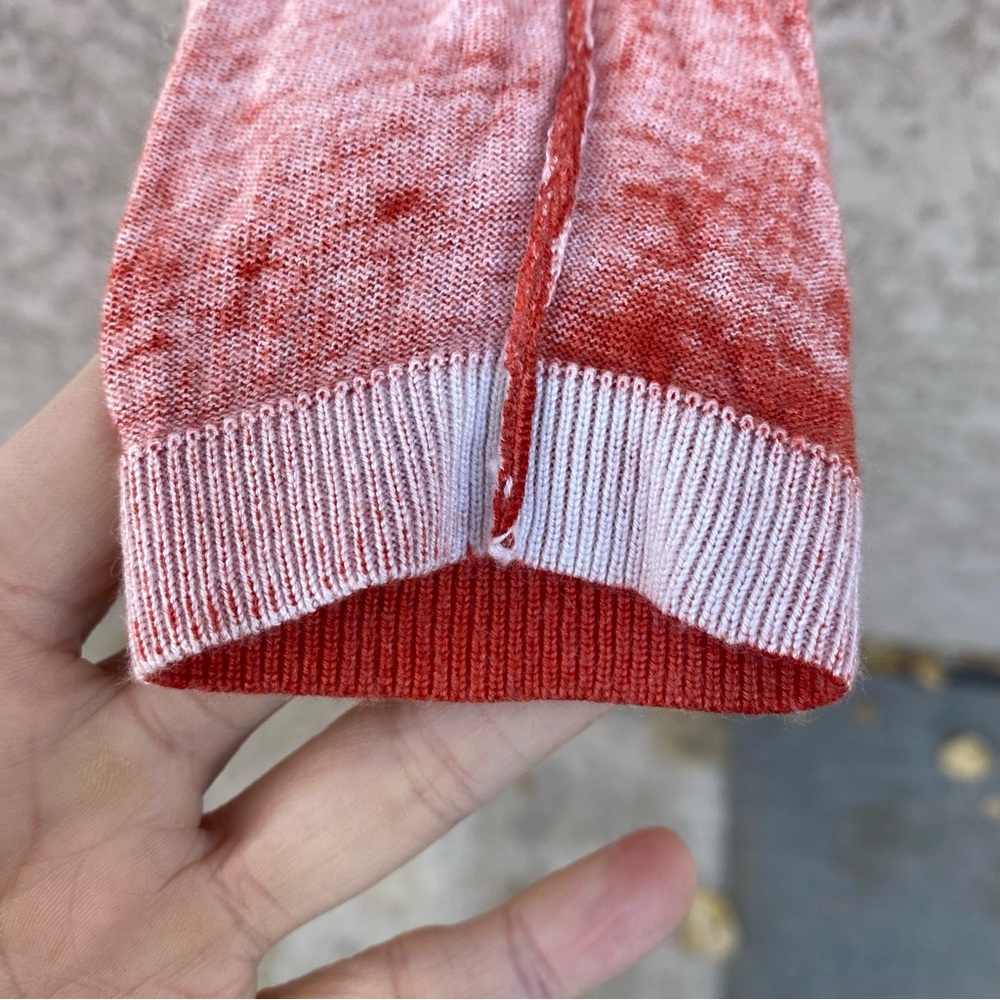 KOKUN V Neck Striped Sweater - Picture 8 of 13